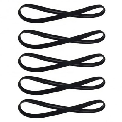 5Pcs Candy Color Women Men Yoga Hair Bands Sports Headband Girls Sport Anti-Slip Elastic Rubber Sweatband Football Running